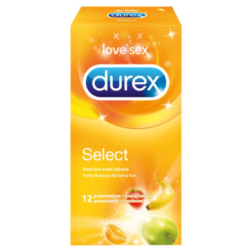 Prezerwatywy durex - select, 12 sztuk