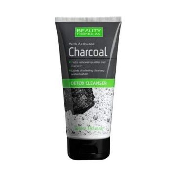Beauty Formulas Charcoal Żel do twarzy detoksykujący głęboko oczyszczający z aktywnym węglem  150ml