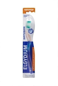 Elgydium Diffusion, szczoteczka do zębów, miękka, 1 sztuka