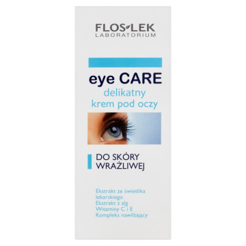FLOS-LEK EYE CARE Delikatny krem pod oczy do skóry wrażliwej 30 ml