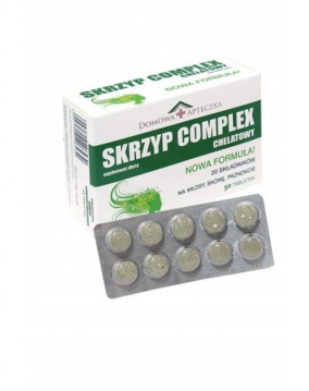 Domowa Apteczka Skrzyp complex chelatowy 50 tabletek