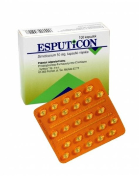 Esputicon 50 mg , 100 kapsułek