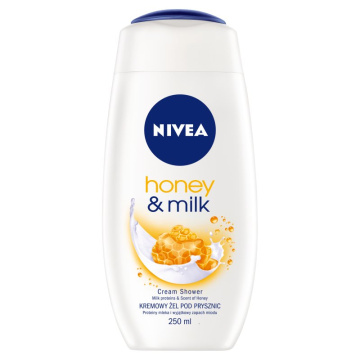 Nivea Cream Shower Kremowy żel pod prysznic Honey & Milk  250ml