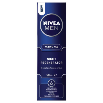 NIVEA FOR MEN Regenerujący krem na noc Active Age  50ml