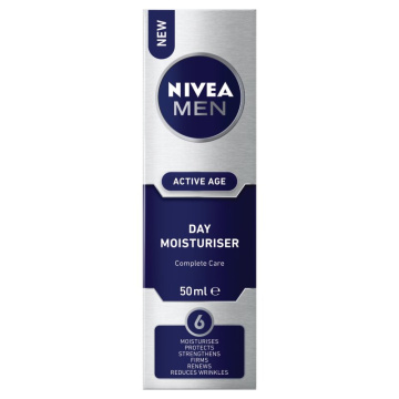 NIVEA FOR MEN Krem nawilżający do twarzy na dzień  Active Age 50ml