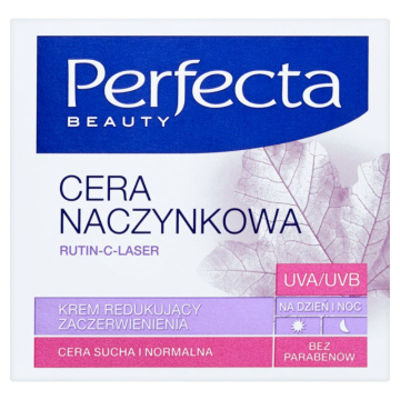Dax Cosmetics Perfecta Cera Naczynkowa Krem redukujący zaczerwienienia do cery suchej i normalnej 50ml