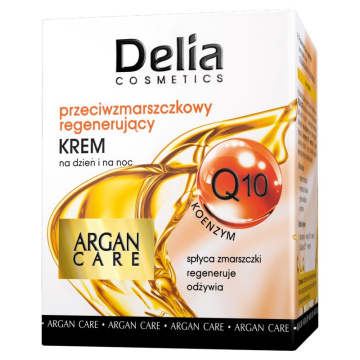 Delia Argan Care Krem przeciwzmarszczkowy regenerujący na dzień i noc  50ml