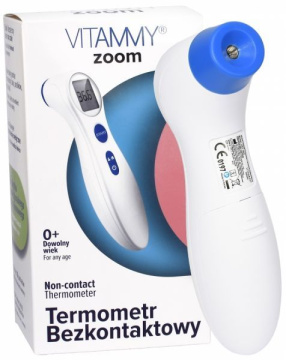 Vitammy Zoom Elektroniczny Termometr Bezkontaktowy, 1 sztuka