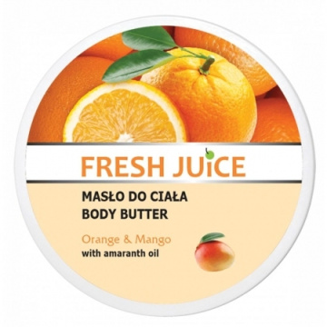 Fresh Juice Masło do ciała, pomarańcza i mango z olejem z amarantusa 225ml