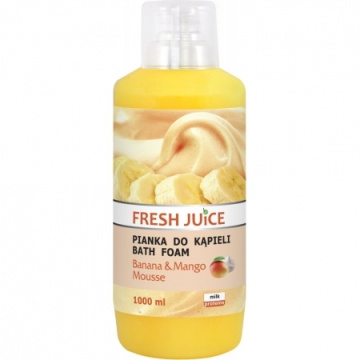 Fresh Juice Pianka do kąpieli, banan & mus mango 1000ml