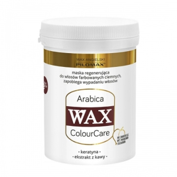 WAX ang Pilomax MASKA Arabica włosy ciemne farbowane ColourCare 240ml