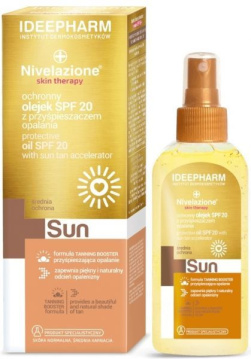 NIVELAZIONE Skin Therapy Sun Ochronny olejek SPF 20 z przyspieszaczem opalania 150 ml