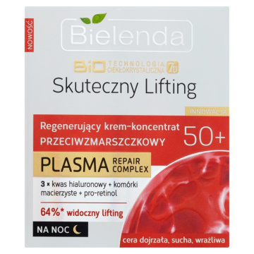 Bielenda BioTechnologia 7D Plasma Repair Complex 50+ Krem na noc  50ml