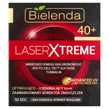 Bielenda Laser Xtreme 40+ Krem na noc liftingująco ujędrniający  50ml