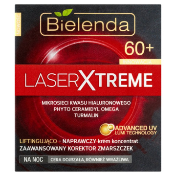 Bielenda Laser Xtreme 60+ Krem na noc liftingująco naprawczy  50ml