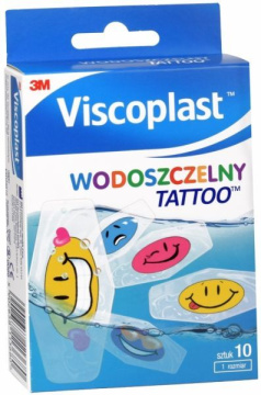Viscoplast, plastry Wodoszczelny Tattoo, 10 sztuk