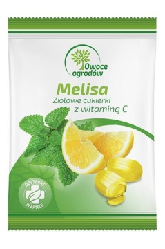 Rodzina Zdrowia Owoce Ogrodów Melisa - ziołowe cukierki z melisą i witaminą C 60 g