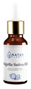 Natur Planet 100% olej z czarnuszki nierafinowany 30 ml