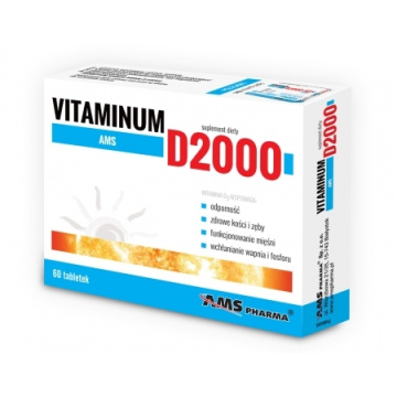 Vitaminum D 2000 AMS, 60 tabletek