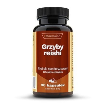 Pharmovit Grzyby Reishi 4:1 10% polisacharydów 400 mg 90 kapsułek