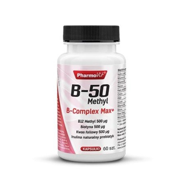 Pharmovit B-50 Methyl B-complex 60 kapsułek