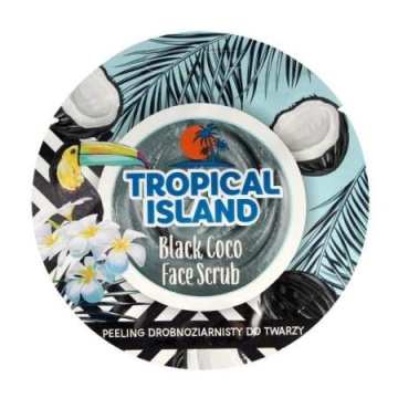 Marion Tropical Island Peeling drobnoziarnisty do twarzy Black Coco  8g