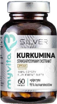 MyVita Silver Kurkumina, 60 kapsułek