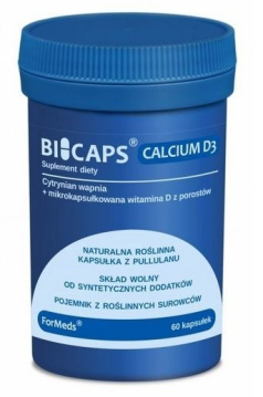 ForMeds Bicaps Calcium D3, 60 kapsułek