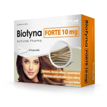 Biotyna FORTE 10 mg, Activlab, 30 kapsułek