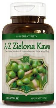 A-Z Zielona Kawa 600 mg, 60 kapsułek