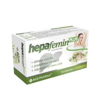 ALG PHARMA Hepafemin plus 30 tabletek + 10 tabletek gratis