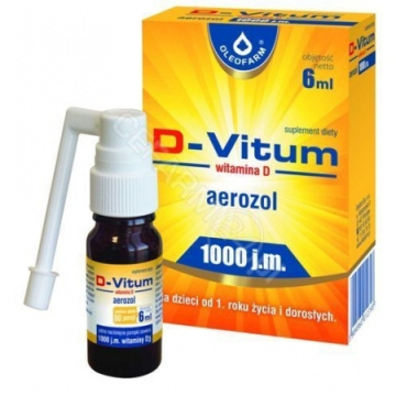 D-Vitum witamina D 1000 j.m aerozol 6 ml ?