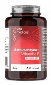 Vitamedicus Astaksantyna + Witamina E 30 kapsułek