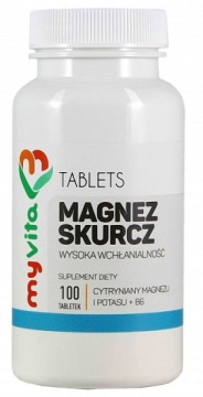 MyVita Magnez Skurcz, 100 tabletek
