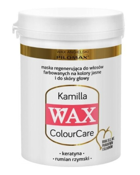 WAX ang Pilomax MASKA Kamilla włosy jasne farbowane ColourCare 480ml