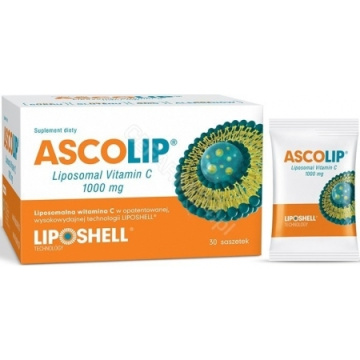Ascolip - liposomalna witamina C 1000 mg  30 saszetek