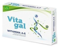 GAL Vitagal witamina A+E, 60 kapsułek