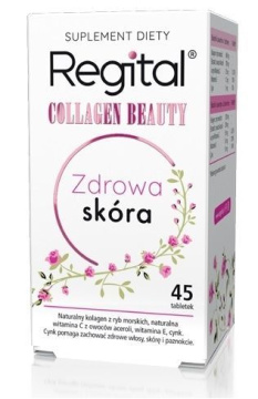 Regital Collagen Beauty Zdrowa Skóra, 45 tabletek