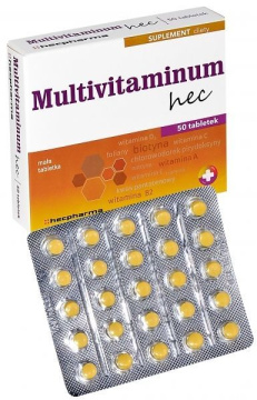 Multivitaminum HEC, 50 tabletek