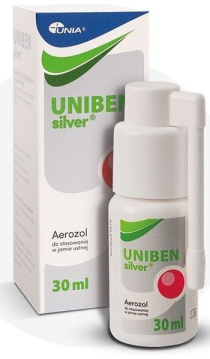 Uniben Silver Aerozol do jamy ustnej 30 ml