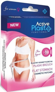 Active Plast - plastry kosmetyczne na płaski brzuch, 6 sztuk