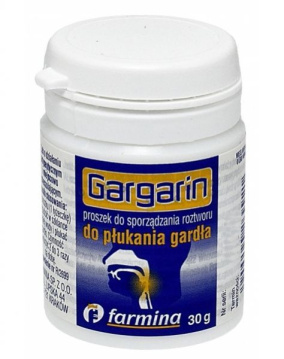 Gargarin, proszek do sporządzenia roztworu, 30 g