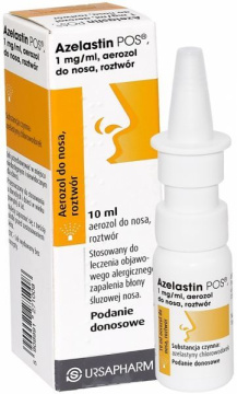 Azelastin POS 1 mg/ml aerozol do nosa 10 ml