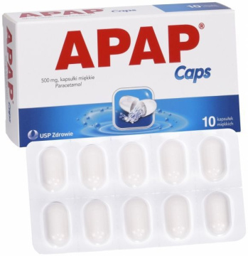Apap Caps 10 kapsułek miękkich