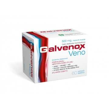 Galvenox Veno 500 mg 60 kapsułek twardych