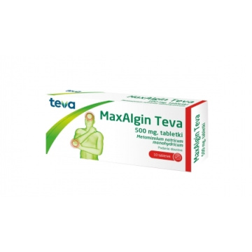 MaxAlgin Teva 500 mg 10 tabletek