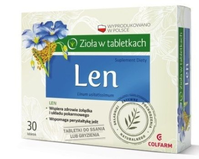 Len, 30 tabletek