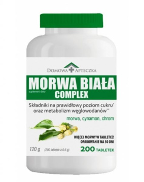 Domowa Apteczka Morwa Biała Complex 200 tabletek