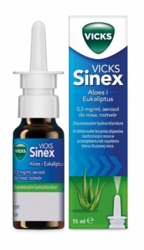 Vicks Sinex Aloes i Eukaliptus aerozol 15 ml