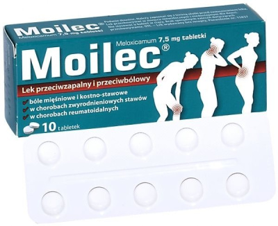 Moilec 7,5 mg 10 tabletek